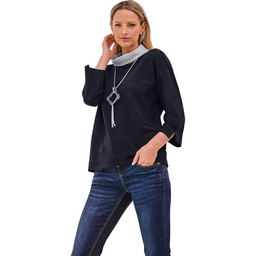 Heine Sweter w kolorze granatowym ze sklepu Limango Polska w kategorii Swetry damskie - zdjęcie 187757208