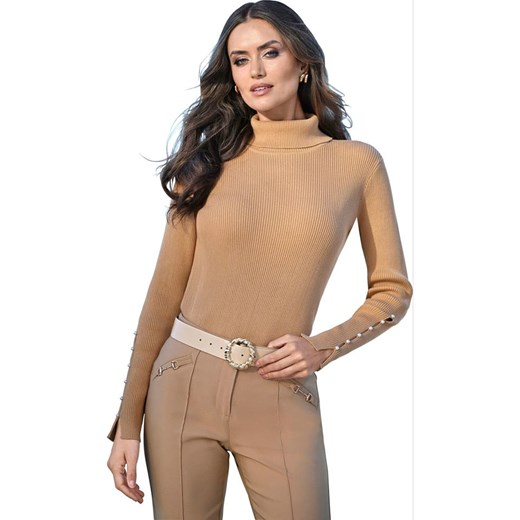 Heine Sweter w kolorze beżowym ze sklepu Limango Polska w kategorii Swetry damskie - zdjęcie 187757218