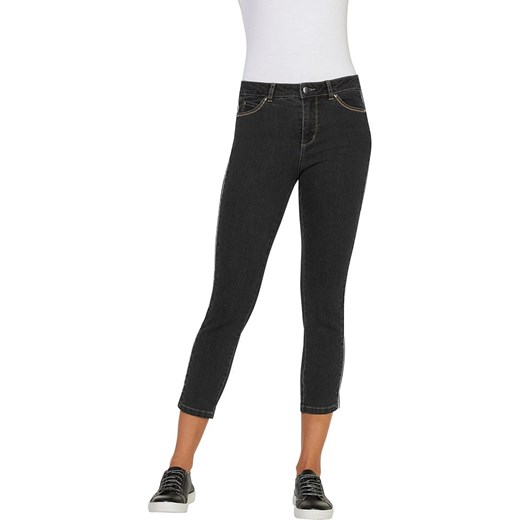 Heine Dżinsy - Slim fit - w kolorze antracytowym ze sklepu Limango Polska w kategorii Jeansy damskie - zdjęcie 187757266