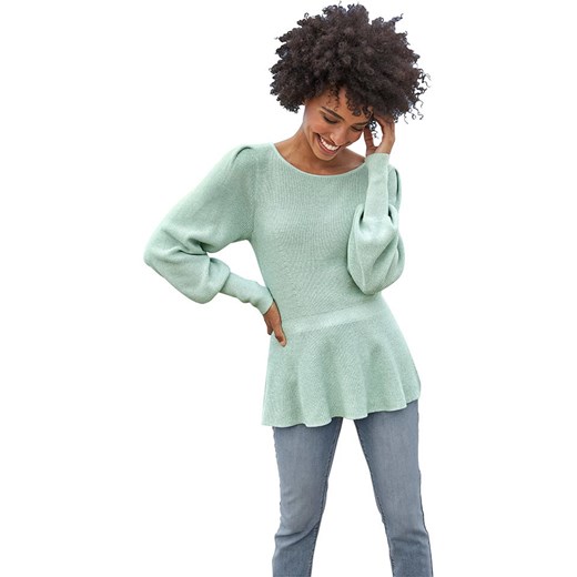 Heine Sweter w kolorze turkusowym ze sklepu Limango Polska w kategorii Swetry damskie - zdjęcie 187757326