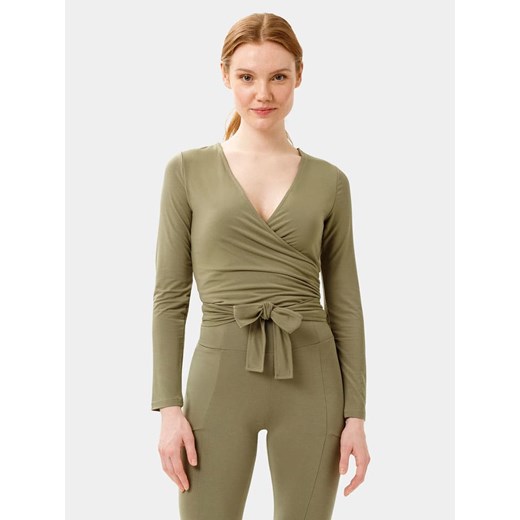 Les Lunes Bluzka sportowa &quot;Luna&quot; w kolorze khaki ze sklepu Limango Polska w kategorii Bluzki damskie - zdjęcie 187757665