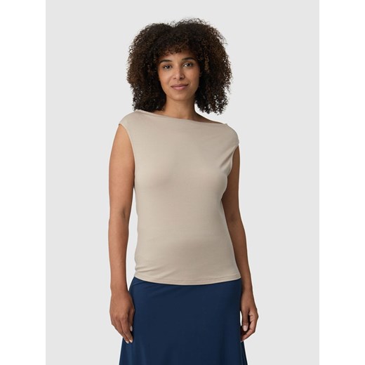 Les Lunes Top &quot;Miraa&quot; w kolorze beżowym ze sklepu Limango Polska w kategorii Bluzki damskie - zdjęcie 187757749
