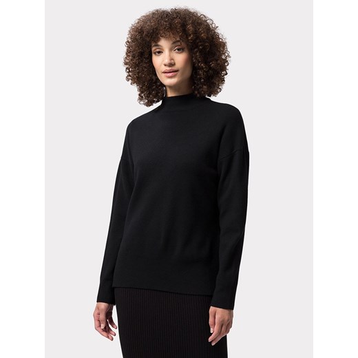 Les Lunes Sweter &quot;Tuliip&quot; w kolorze czarnym ze sklepu Limango Polska w kategorii Swetry damskie - zdjęcie 187757787