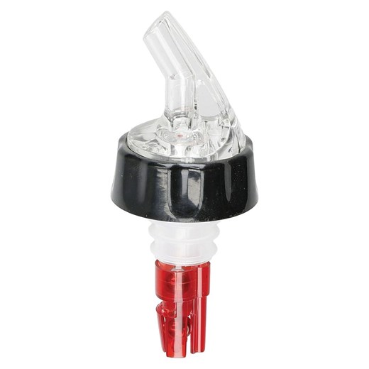 BarCraft Miarka z nalewakiem w kolorze czarno-czerwonym do shotów - wys. 9,5 cm ze sklepu Limango Polska w kategorii Naczynia - zdjęcie 187758508