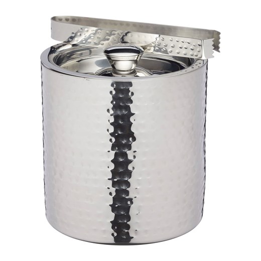 BarCraft Wiaderko w kolorze srebrnym na kostki lodu - wys. 16 x Ø 16,5 cm ze sklepu Limango Polska w kategorii Naczynia - zdjęcie 187758569