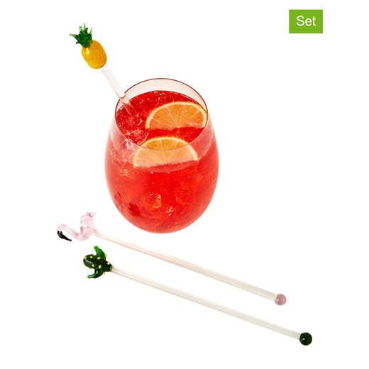 BarCraft Mieszadła (6 szt.) w różnych kolorach do koktajli - dł. 21,5 cm ze sklepu Limango Polska w kategorii Naczynia - zdjęcie 187758585