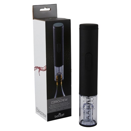 BarCraft Korkociąg w kolorze czarnym - wys. 26 x Ø 6 cm ze sklepu Limango Polska w kategorii Naczynia - zdjęcie 187758647