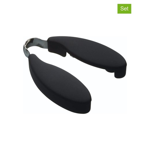 BarCraft Noże (2 szt.) w kolorze czarnym do folii na butelkach wina - 4 x 7 cm ze sklepu Limango Polska w kategorii Naczynia - zdjęcie 187758689