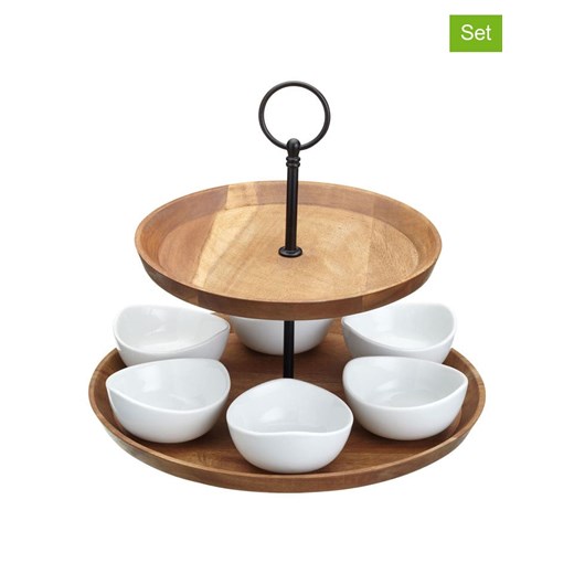 Artesa 7-częściowy zestaw w kolorze jasnobrązowym ze sklepu Limango Polska w kategorii Misy i tace dekoracyjne - zdjęcie 187758806