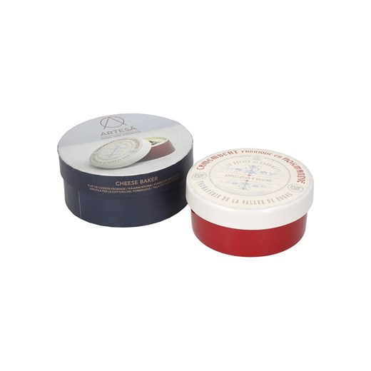 Artesa Forma w kolorze czerwono-kremowym do pieczenia sera - wys. 5,7 x Ø 13,5 cm ze sklepu Limango Polska w kategorii Akcesoria kuchenne - zdjęcie 187758878