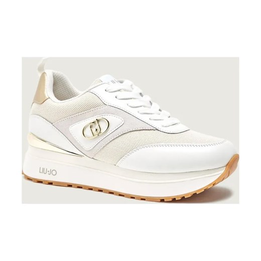 Liu Jo Skórzane sneakersy MAXI WONDER 97 BIS ze sklepu Gomez Fashion Store w kategorii Buty sportowe damskie - zdjęcie 187759239