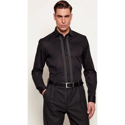 HUGO Koszula Kenno | Slim Fit | stretch ze sklepu Gomez Fashion Store w kategorii Koszule męskie - zdjęcie 187759348