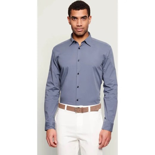 HUGO Koszula Ermo | Slim Fit | stretch ze sklepu Gomez Fashion Store w kategorii Koszule męskie - zdjęcie 187759365