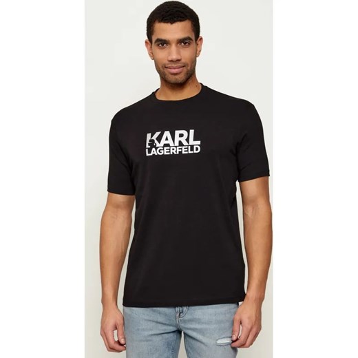 Karl Lagerfeld T-shirt | Regular Fit ze sklepu Gomez Fashion Store w kategorii T-shirty męskie - zdjęcie 187759389