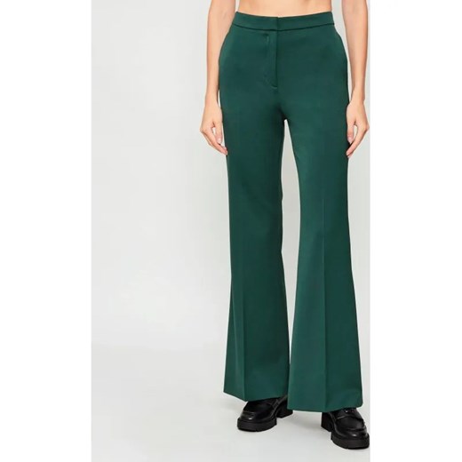 HUGO Spodnie Halenina | flare fit ze sklepu Gomez Fashion Store w kategorii Spodnie damskie - zdjęcie 187760435