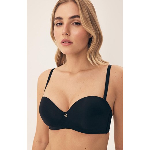 Esotiq czarny biustonosz push-up Raffen 39719-99X, Kolor czarny, Rozmiar 65C, Esotiq ze sklepu Intymna w kategorii Biustonosze - zdjęcie 187761965