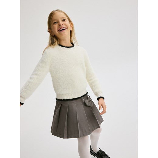 Reserved - Plisowana spódnica - ciemnoszary ze sklepu Reserved w kategorii Spódnice dziewczęce - zdjęcie 187762449