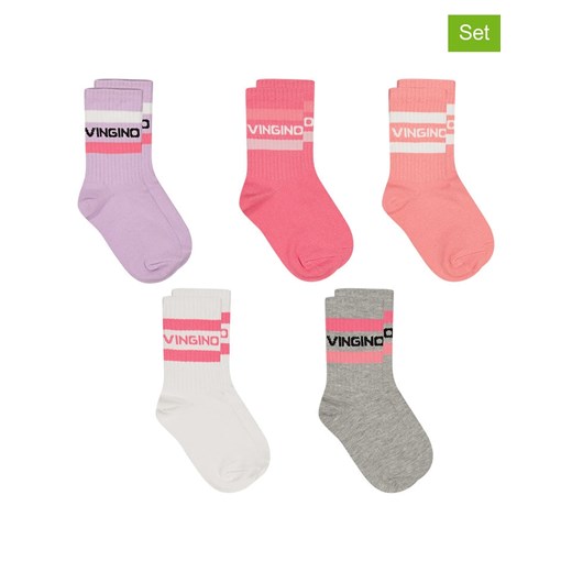 Vingino Skarpety (5 par) w różnych kolorach ze sklepu Limango Polska w kategorii Skarpetki dziecięce - zdjęcie 187763897