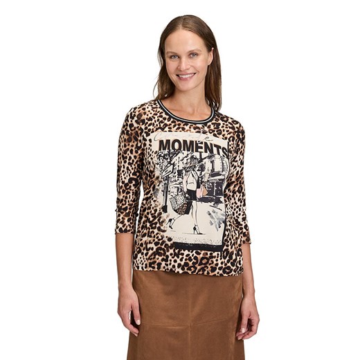 Betty Barclay Koszulka w kolorze karmelowo-czarnym ze sklepu Limango Polska w kategorii Bluzki damskie - zdjęcie 187764286