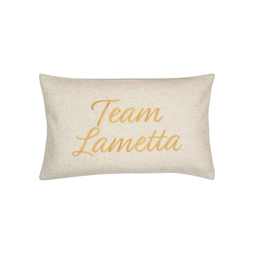 PAD Concept Poszewka &quot;Team Lametta&quot; w kolorze beżowo-złotym na poduszkę - 30 x 50 cm ze sklepu Limango Polska w kategorii Poduszki dekoracyjne - zdjęcie 187765756