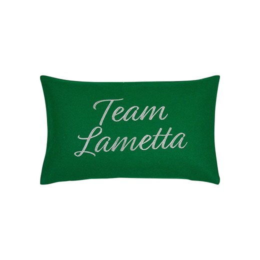 PAD Concept Poszewka &quot;Team Lametta&quot; w kolorze zielonym na poduszkę - 30 x 50 cm ze sklepu Limango Polska w kategorii Poduszki dekoracyjne - zdjęcie 187765758