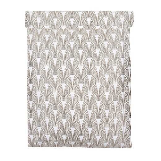 PAD Concept Bieżnik &quot;Season&quot; w kolorze biało-złotym - 150 x 45 cm ze sklepu Limango Polska w kategorii Obrusy i bieżniki - zdjęcie 187765776