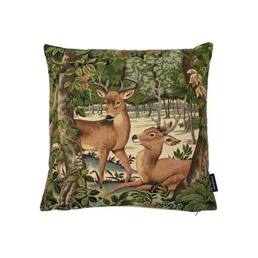 Mars &amp; More Poduszka &quot;Gobelin&quot; w kolorze zielonym - 45 x 45 cm ze sklepu Limango Polska w kategorii Poduszki dekoracyjne - zdjęcie 187765847