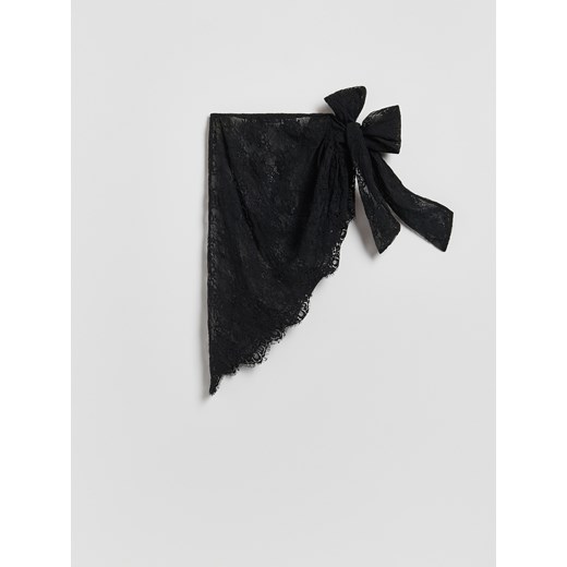 Reserved - Koronkowa spódnica mini - czarny ze sklepu Reserved w kategorii Spódnice - zdjęcie 187767079