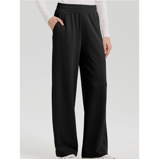 Sinsay - Spodnie z szeroką nogawką - czarny ze sklepu Sinsay w kategorii Spodnie damskie - zdjęcie 187767295