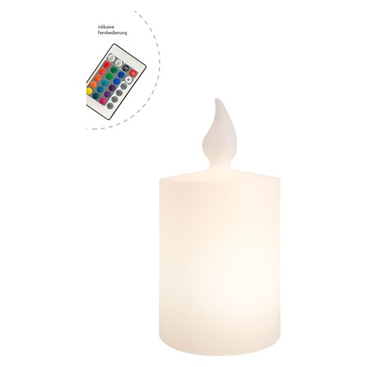 8 seasons Dekoracyjna lampa LED &quot;Candle&quot; z funkcją zmiany koloru - wys. 60 x Ø 38,5 cm ze sklepu Limango Polska w kategorii Oświetlenie - zdjęcie 187771919