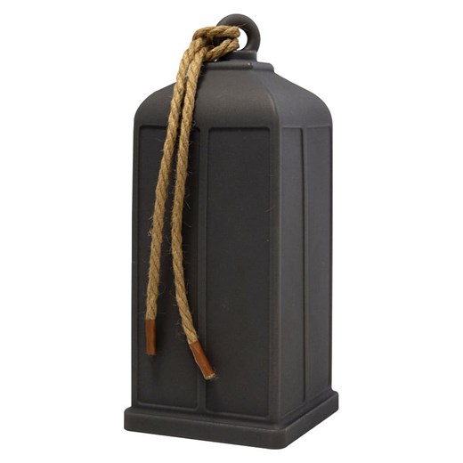 8 seasons Dekoracyjna lampa LED &quot;Lantern&quot; w kolorze antracytowym - 19 x 45 cm ze sklepu Limango Polska w kategorii Oświetlenie - zdjęcie 187772109