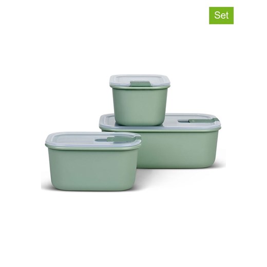 Mepal Pojemniki (3 szt.) w kolorze zielonym ze sklepu Limango Polska w kategorii Pojemniki kuchenne - zdjęcie 187772527