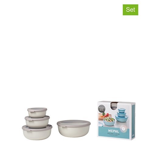 Mepal Pojemniki (4 szt.) w kolorze kremowym ze sklepu Limango Polska w kategorii Pojemniki kuchenne - zdjęcie 187772535