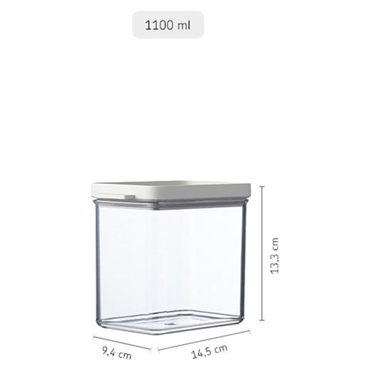 Mepal Pojemnik w kolorze zielonym - 1,1 l Mepal onesize Limango Polska wyprzedaż