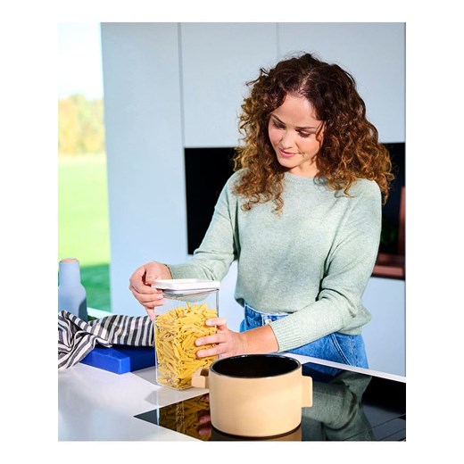 Mepal Pojemnik &quot;Omnia&quot; w kolorze białym na wędliny - 23 x 4,4 x 14,9 Mepal onesize Limango Polska promocja