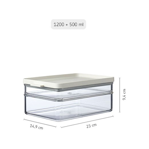 Mepal Pojemnik w kolorze zielonym - 1,7 l Mepal onesize okazja Limango Polska