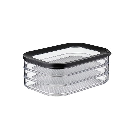 Mepal Pojemnik w kolorze czarnym - 22,4 x 8,6 x 16 cm ze sklepu Limango Polska w kategorii Pojemniki kuchenne - zdjęcie 187772665