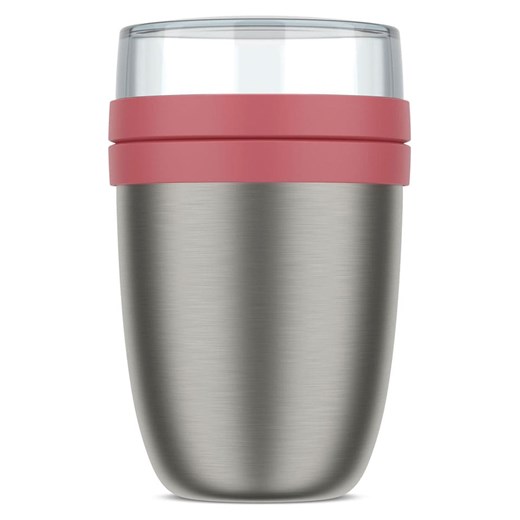 Mepal Lunchpot &quot;Ellipse&quot; w kolorze srebrno-fiołkowym - wys. 16,9 x Ø 10,7 cm ze sklepu Limango Polska w kategorii Pojemniki kuchenne - zdjęcie 187772755