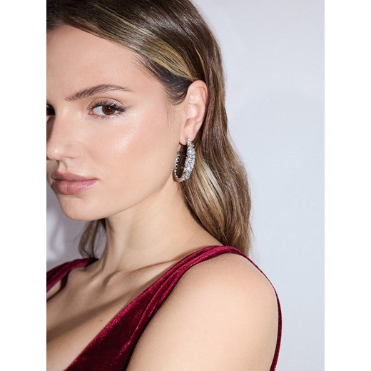 Mohito - Kolczyki koła - srebrny ze sklepu Mohito w kategorii Kolczyki - zdjęcie 187773018