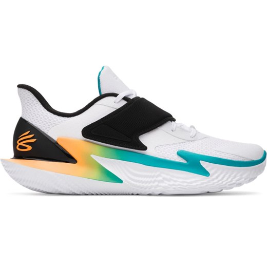 Męskie buty do koszykówki Under Armour Curry De\' Aaron Fox 2 \"Banzitos Tacos\" - białe ze sklepu Sportstylestory.com w kategorii Buty sportowe męskie - zdjęcie 187773357