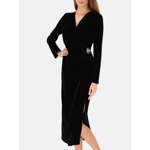 Czarna wieczorowa welurowa sukienka L’AF Vanessa ze sklepu Eye For Fashion w kategorii Sukienki - zdjęcie 187773989