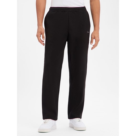 PEGADOR Męskie spodnie do biegania - Almora Mężczyźni Sztuczne włókno czarny jednolity ze sklepu vangraaf w kategorii Spodnie męskie - zdjęcie 187774017