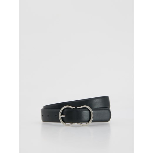 Reserved - Pasek z klamrą - czarny ze sklepu Reserved w kategorii Paski damskie - zdjęcie 187774378
