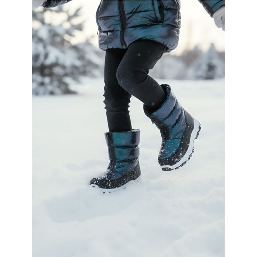 Sinsay - Pikowane śniegowce z wełnianą wyściółką - czarny ze sklepu Sinsay w kategorii Buty zimowe dziecięce - zdjęcie 187775156