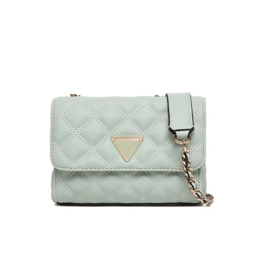 Torebka Guess Giully II Mini HWQG96 73740 Błękitny ze sklepu eobuwie.pl w kategorii Kopertówki - zdjęcie 187775435