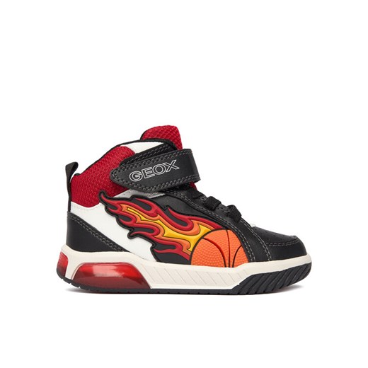 Sneakersy Geox J Inek J569CC 05411 C0048 M Czarny ze sklepu eobuwie.pl w kategorii Buty sportowe dziecięce - zdjęcie 187775445