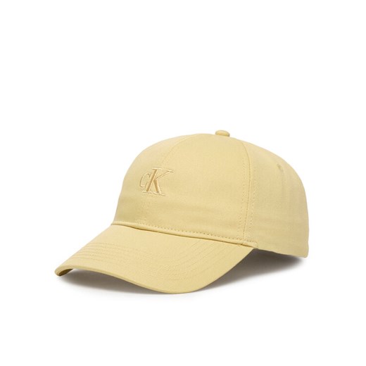 Calvin Klein Czapka z daszkiem Monogram Embroidery Baseball Cap LV04K5024G Żółty ze sklepu MODIVO w kategorii Czapki z daszkiem męskie - zdjęcie 187775917