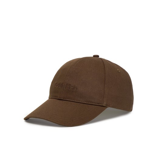 Calvin Klein Czapka z daszkiem Logo Embroidery Baseball Cap Asi LV04D5013G Brązowy ze sklepu MODIVO w kategorii Czapki z daszkiem męskie - zdjęcie 187775959