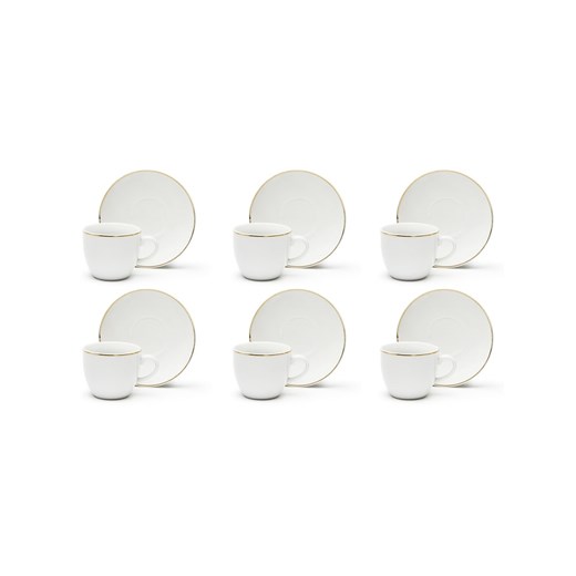 Trendy Kitchen by EXCÉLSA Filiżanki (6 szt.) &quot;Gold&quot; w kolorze Trendy Kitchen By Excélsa onesize okazja Limango Polska