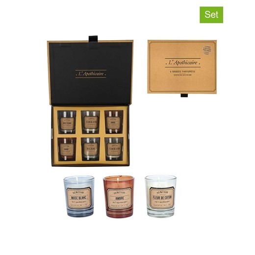 The Concept Factory Świece zapachowe (6 szt.) - 6 x 30 g ze sklepu Limango Polska w kategorii Świece i dyfuzory - zdjęcie 187776808